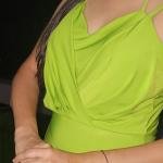 Neon Green Halter Gown