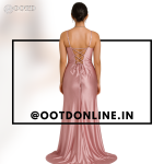 Cowl Corset Glam Gown