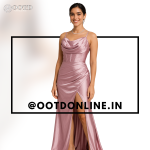 Cowl Corset Glam Gown